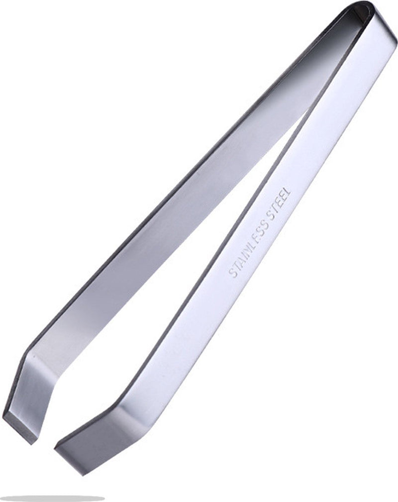 Visgraatpincet recht & schuin - RVS - 11cm - Voor het Verwijderen van Visgraten - Keukenpincet