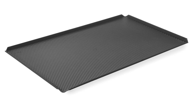 Hendi - Tray geperforeerd GN 1/1 - met 4 randen, 530x325x(H)10mm, Gastronorm 1/1, Aluminium, 530x325x(H)10 (2)