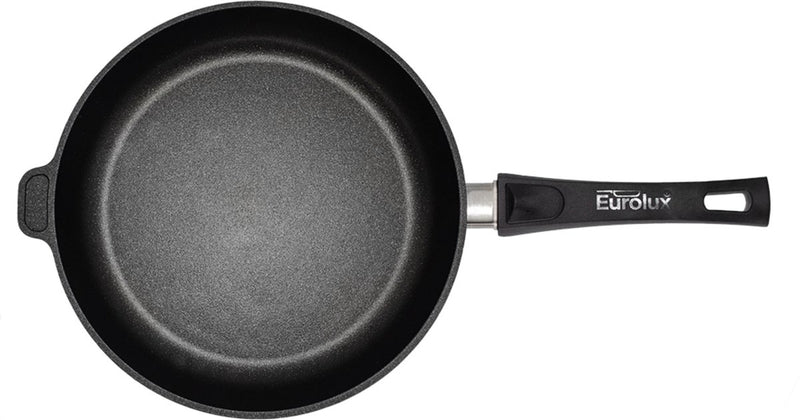 Eurolux Frying Pan with Removable Handle - Black - Ø 20 to 32 cm - Aluminum - Suitable for all heat sources