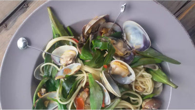 Anovi Luxe Schaal- en Schelpdierprikkers - Handgemaakt uit Zilvertin - Set van 6 in Luxe Geschenkdoos