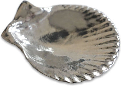 Anovi Amuse Schelpen voor Zeevruchten - Handgemaakt uit Zilvertin - Set van 4 in Luxe Geschenkdoos