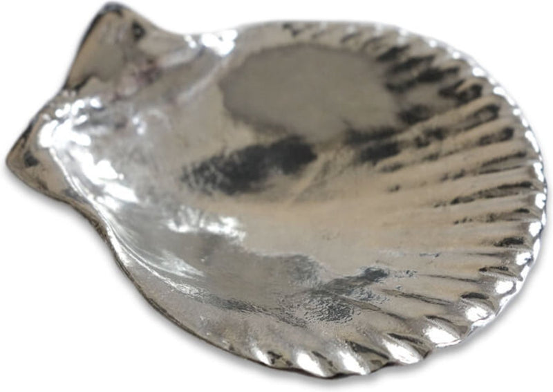 Anovi Amuse Schelpen voor Zeevruchten - Handgemaakt uit Zilvertin - Set van 4 in Luxe Geschenkdoos