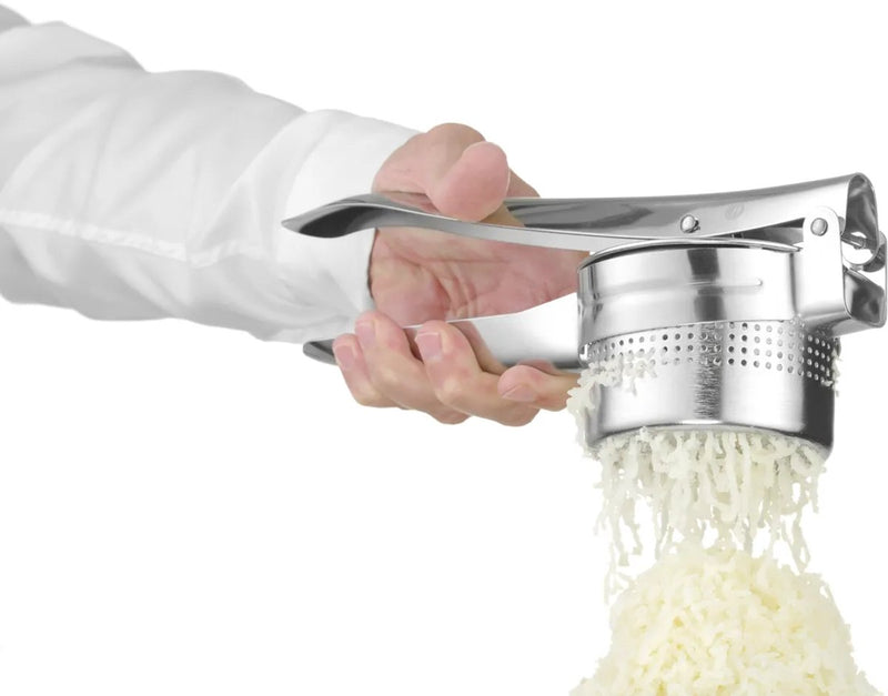 Hendi Hendi Aardappelpers - Roestvast staal - Luchtige puree zonder klontjes - Verwijderbare zeef - Vaatwasser bestendig