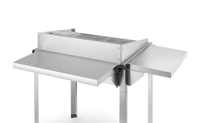 HENDI -  Zijblad voor Green Fire barbecues, 480x298x(H)160mm