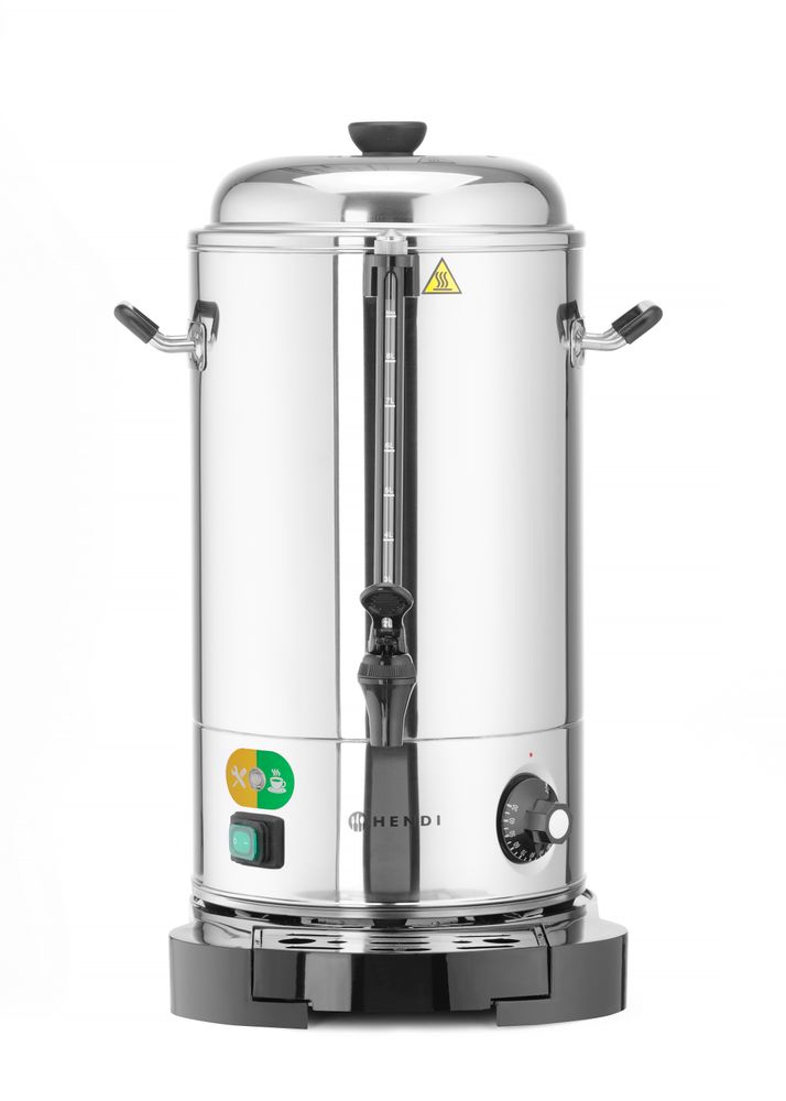 HENDI -  Warme dranken ketel dubbelwandig, 9L, 230V/2200W, 322x390x(H)522mm