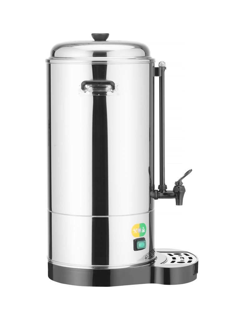 HENDI -  Warme dranken ketel dubbelwandig, 18L, 230V/2200W, 386x393x(H)666mm