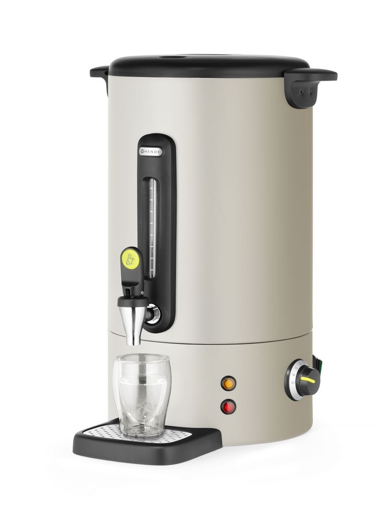 HENDI -  Warme dranken ketel – Design by Bronwasser, designed by Robert Bronwasser, 16L, Lichtgrijs, 220-240V/1650W, 357x380x(H)502mm