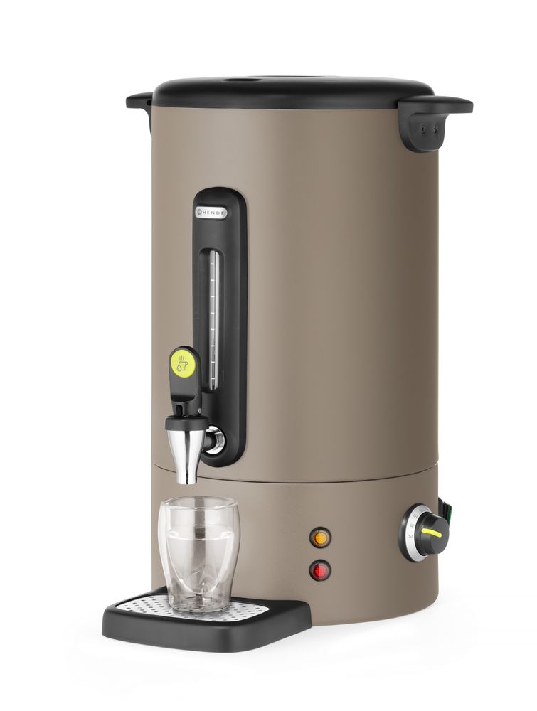 HENDI -  Warme dranken ketel – Design by Bronwasser, designed by Robert Bronwasser, 16L, Taupe, 220-240V/1650W, 357x380x(H)502mm