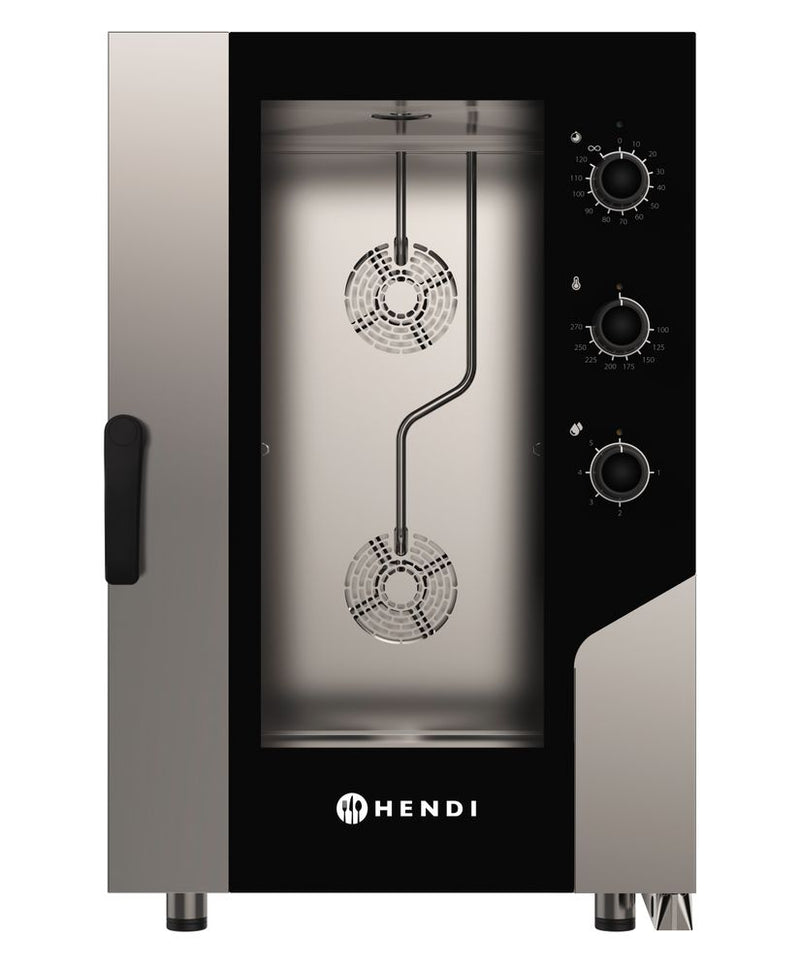 HENDI -  Hetelucht stoomoven CONTROL 11x GN1/1, 400V/15400W, 730x855x(H)1130mm