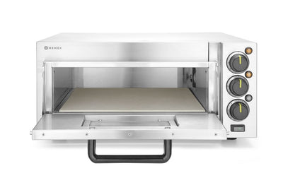 HENDI -  Pizza oven compact, Zilver, 230V/2000W, 580x560x(H)275mm