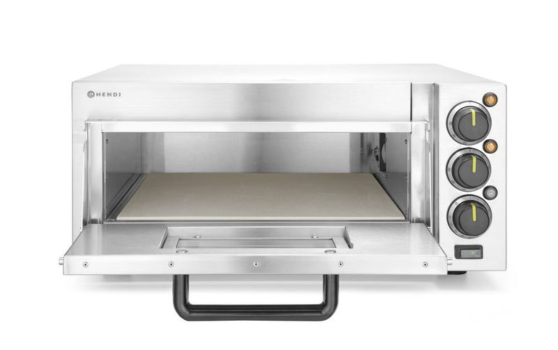 HENDI -  Pizza oven compact, Zilver, 230V/2000W, 580x560x(H)275mm