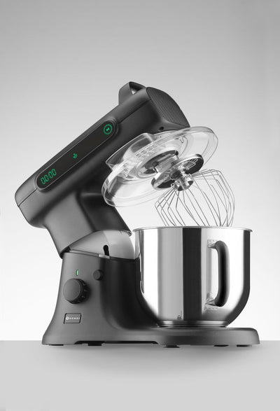 HENDI planeetmixer 7 liter - 470x263x413 mm - rvs kom - zwart - kneden en kloppen - professioneel