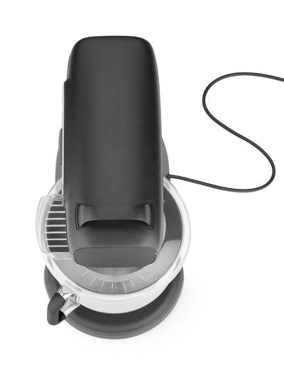 Hendi Planeermenger Blackbolt PRO Zwart 7L - Incl. RVS Garde, Spatel en Kneedhaak - Keukenmachine - 11 Snelheden - 800W