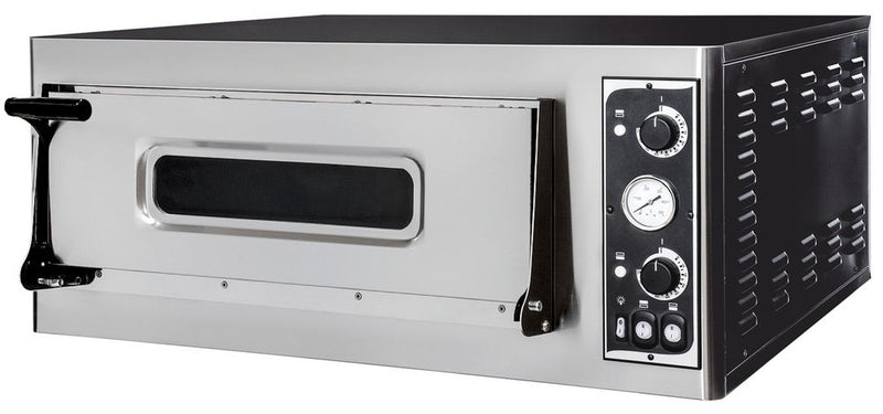HENDI -  Pizza oven BASIC 4, Enkele ovenkamer, 400V/4700W, 975x930x(H)413mm