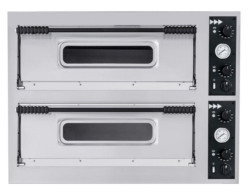 HENDI -  Pizza-oven BASIC XXL 66, 2 kamers, 400V/18000W, 1365x968x(H)745mm