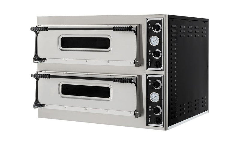 HENDI -  Pizza-oven BASIC XXL 66, 2 kamers, 400V/18000W, 1365x968x(H)745mm