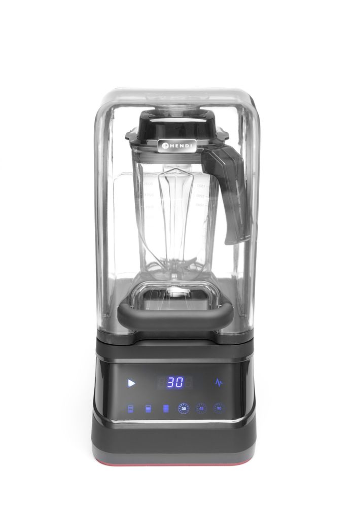 HENDI -  Bar Blender digitaal met geluiddempende kap en BPA-vrije kan, 230V/1680W, 250x300x(H)546mm