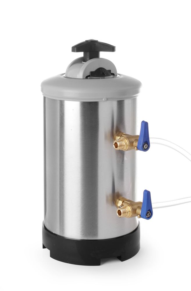 HENDI -  Waterontharder, filtercapaciteit (20°dH/30°dH/40°dH) 1200/1000/900, 8L, ⌀185x(H)400mm