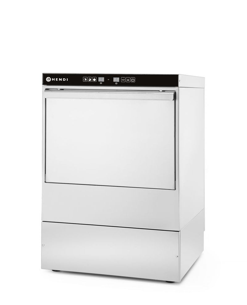 Hendi - Dishwasher 50x50 Electronic Control, Vaatwasser 50x50 - elektronische bediening, 400V/6600W, 570x600x(H)830mm