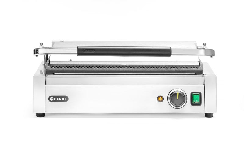 HENDI -  Contactgrill Panini XL, 230V/2700W, 548x464x(H)231mm