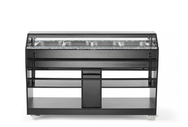 HENDI -  Warm buffet display, GN 1/1, 1490x765x(H)1370mm