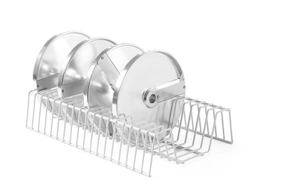 HENDI -  Rek voor 18 groentesnijder messen, 400x250x(H)90mm