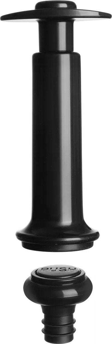 BarUp - Vacuüm wijn pomp - 2 stoppers inbegrepen in de set - voor alle soorten wijn (niet en wel mousserend) - gemaakt van ABS en TPE