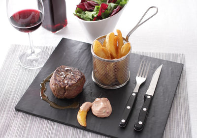 HENDI Mini frituurmandjes – roestvrij staal – vaatwasserbestendig – 100x80x75 mm