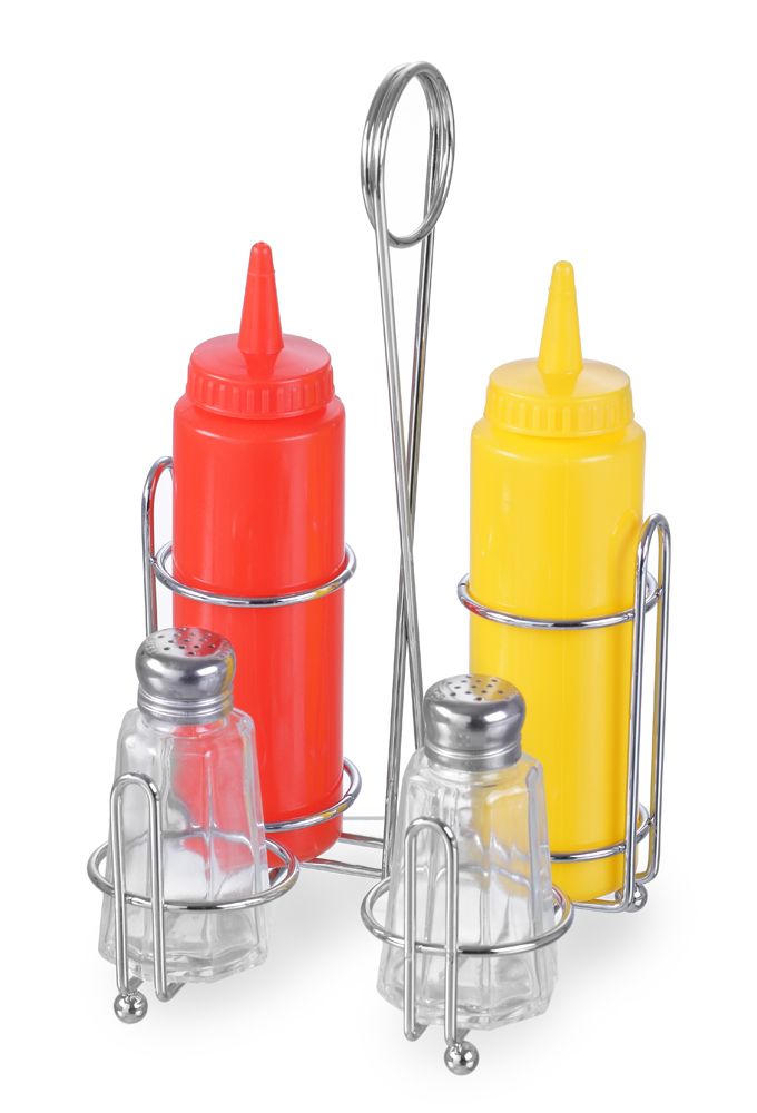 Hendi - Condiment Set, Menage, 148x140x(H)250mm