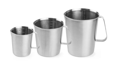 HENDI -  Maatbeker roestvast staal, 0,5L, ⌀90x(H)105mm