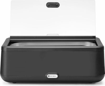 2e kansje Hendi Chafing Dish Uniq - Warmhoudschaal Elektrisch - Buffetwarmer 12.5 Liter - GN1/1 - Zwart