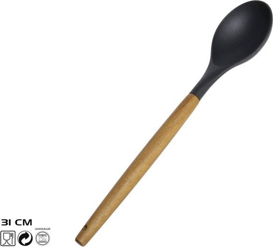 Gerimport - Serving spoon / Serving spoon - Wood - 31cm 