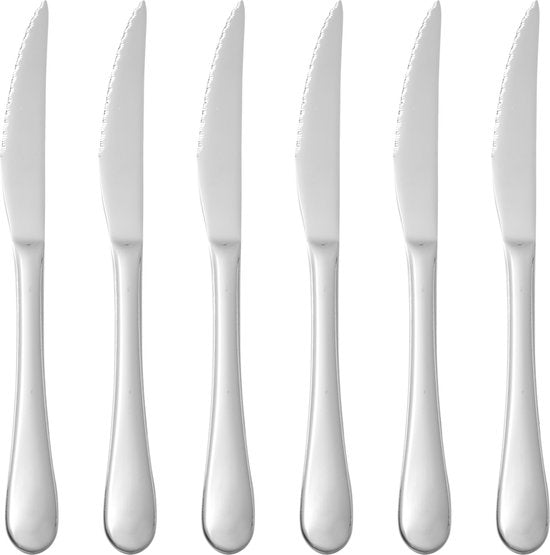 Hendi Steak knives - Profi Line - 21.5cm - Stainless steel 18/0 (Set of 6) 