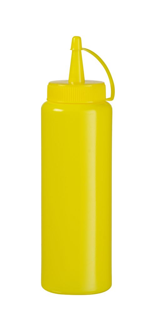 HENDI -  Dispenser flacon, 0,35L, Geel, ⌀55x(H)205mm