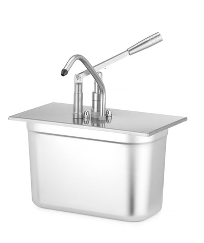 HENDI -  Deksel met pomp voor GN-containers, GN 1/3, 330x180mm