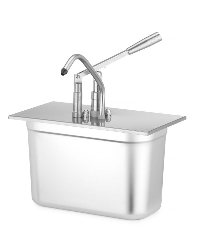 HENDI -  Deksel met pomp voor GN-containers, GN 1/3, 330x180mm