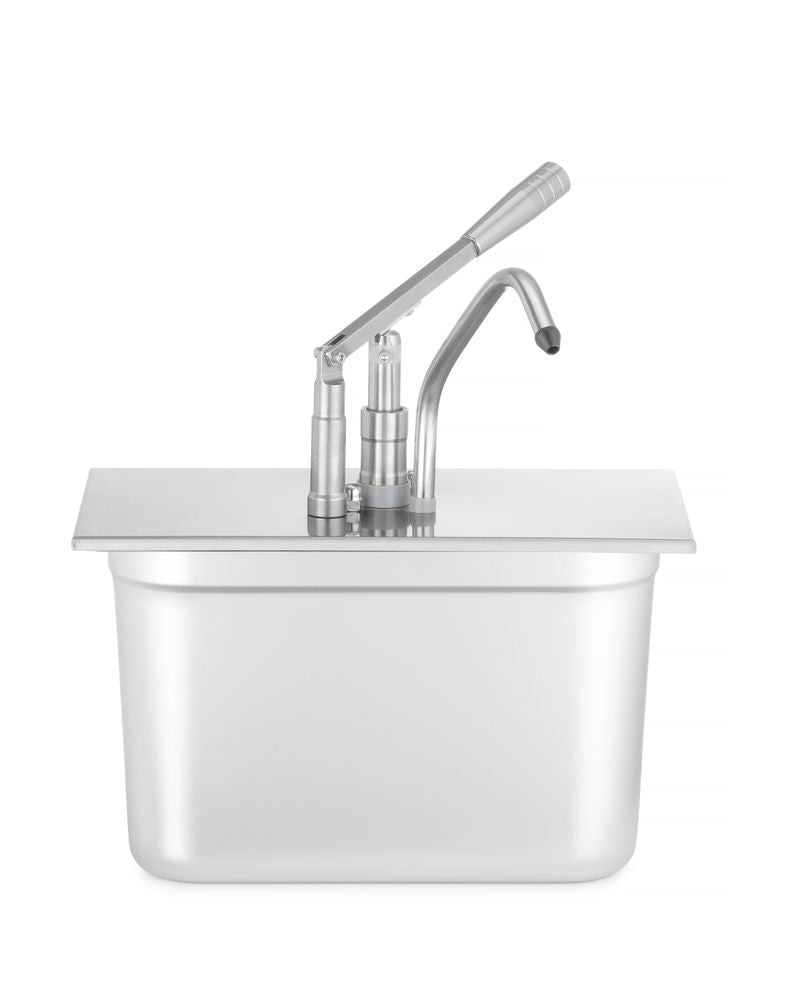 HENDI -  Deksel met pomp voor GN-containers, GN 1/3, 330x180mm