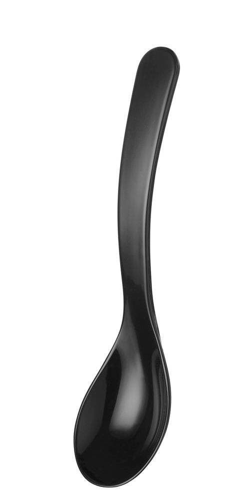 HENDI -  Saladelepel, 0,03L, Zwart, 235x55mm