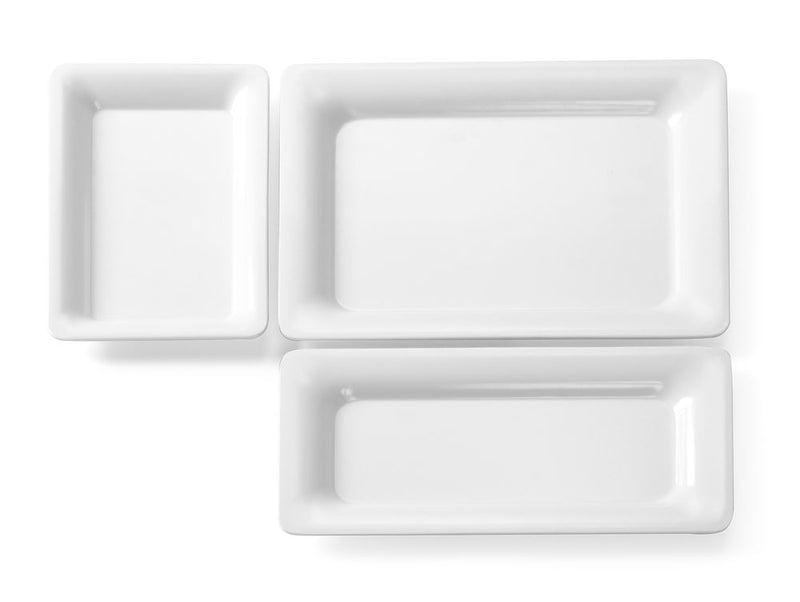 HENDI -  Gastronorm trays met slanke rand, GN 1/2, 325x265x(H)20mm