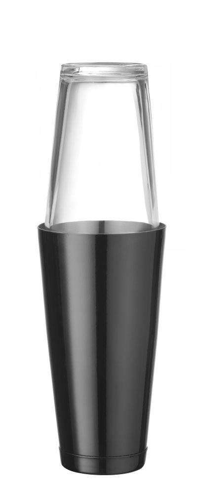 BarUp -  Boston shaker, 0,8L, Zwart, ⌀x(H)mm