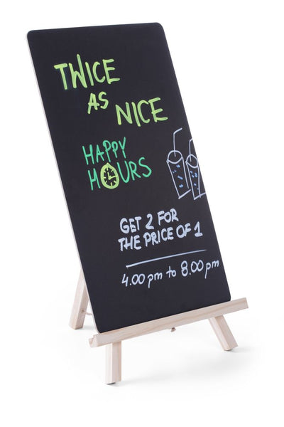 HENDI -  Krijtbord met ezel, 220x210x(H)360mm