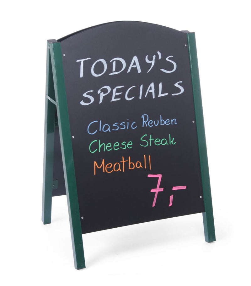 HENDI -  Krijtstoepbord, 700x500x(H)1100mm