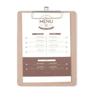 HENDI -  Menu klembord, 185x245mm