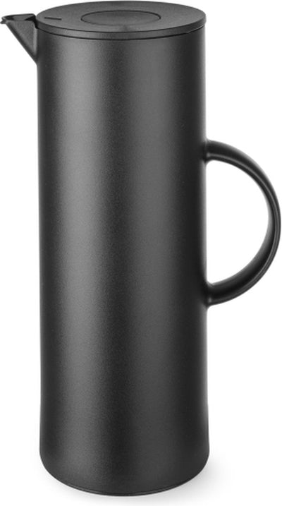 Hendi Thermos 1 Liter - Insulated Jug With Push Button - Black - Ø11x (H) 28.9cm 