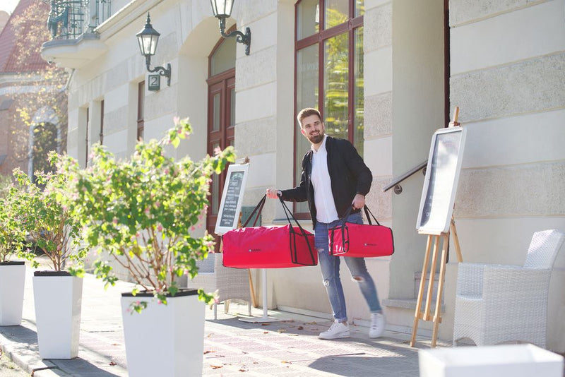 HENDI -  Pizza transport tas 45 cm, 4 dozen, 470x470x(H)210mm