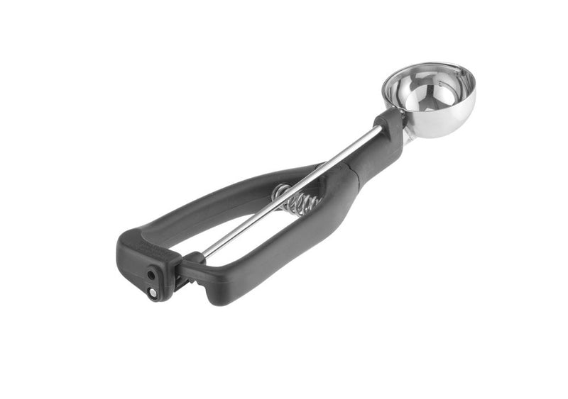 Hendi - Stöckel - Portioneerlepel voor linkshandigen - RVS