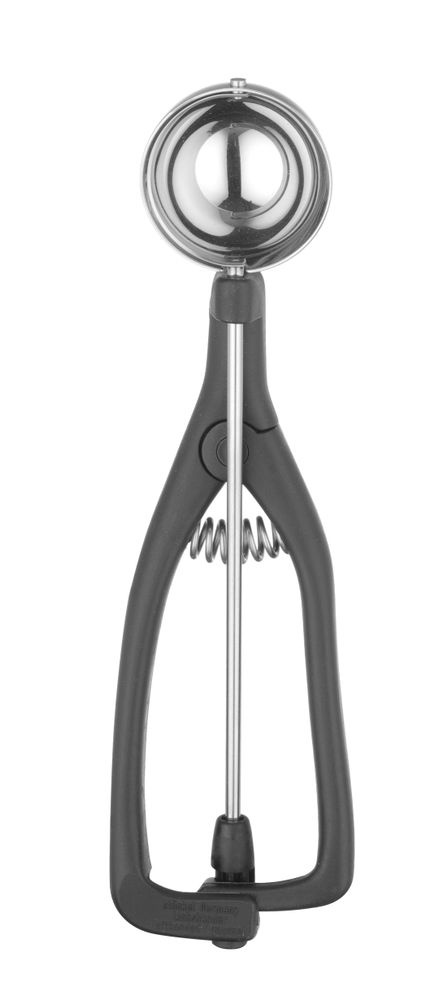 Hendi - Stöckel - Portioneerlepel voor linkshandigen - RVS