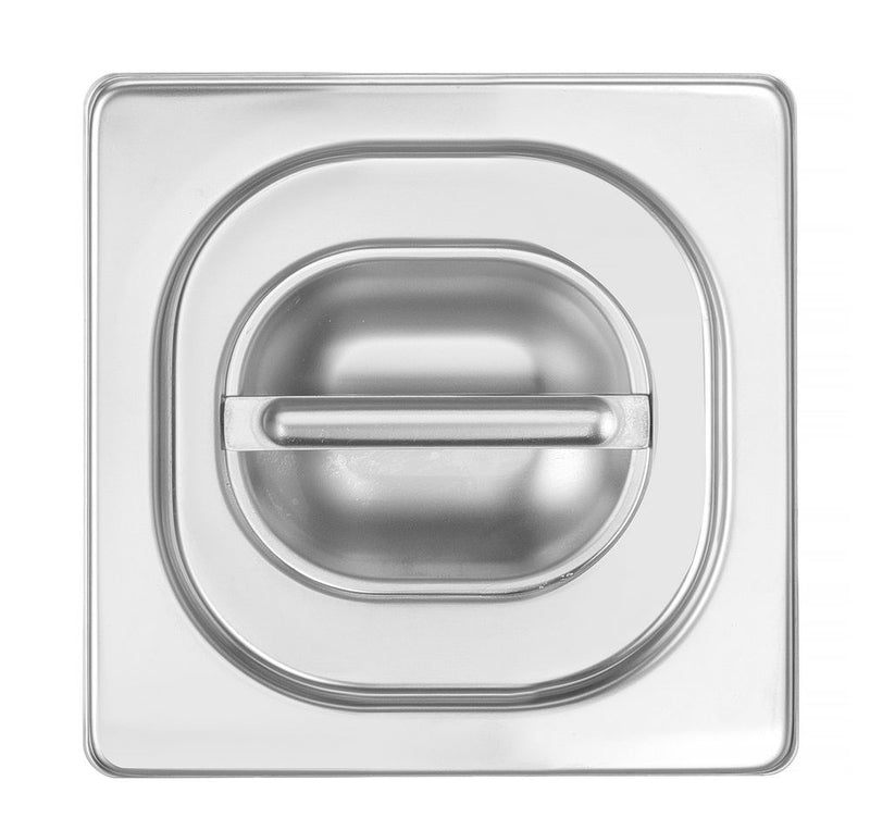 HENDI -  Deksel voor GN containers met siliconenrand, Profi Line, GN 1/6, 176x162mm