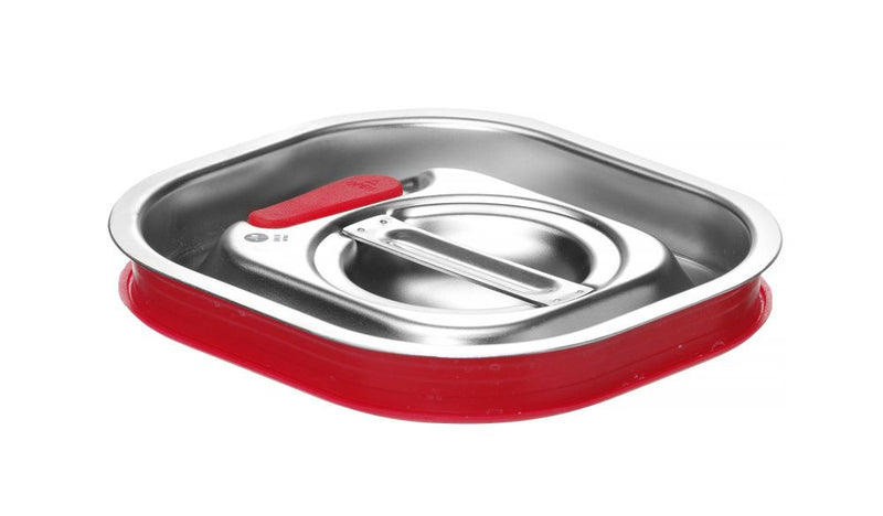 HENDI -  Deksel voor GN containers met siliconenrand, Kitchen Line, GN 1/6, 156x142mm