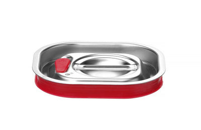 HENDI -  Deksel voor GN containers met siliconenrand, Kitchen Line, GN 1/6, 156x142mm